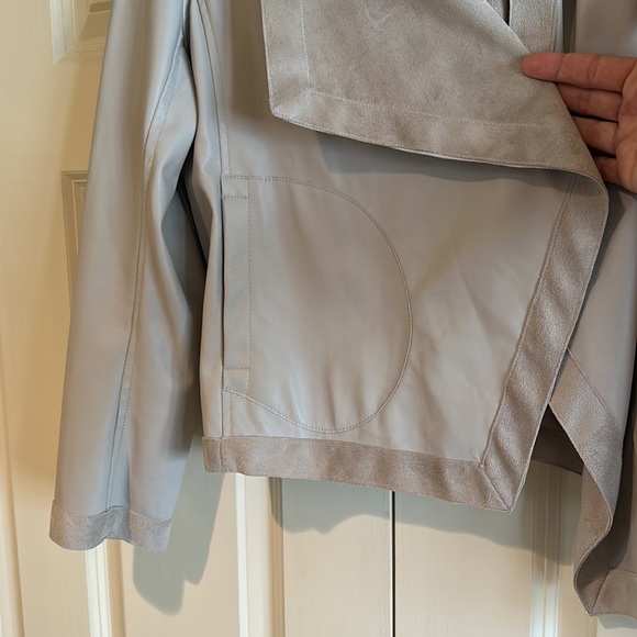 Teagan Reversible faux Leather/Suede Jacket - Picture 4 of 11